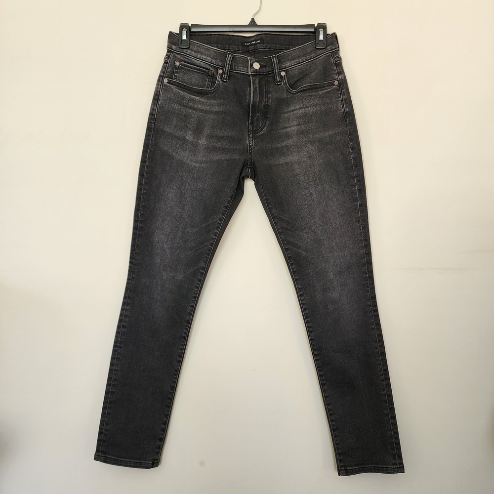 Lucky Brand 100 Skinny Advanced Stretch Jeans Black W32 L32 Womens